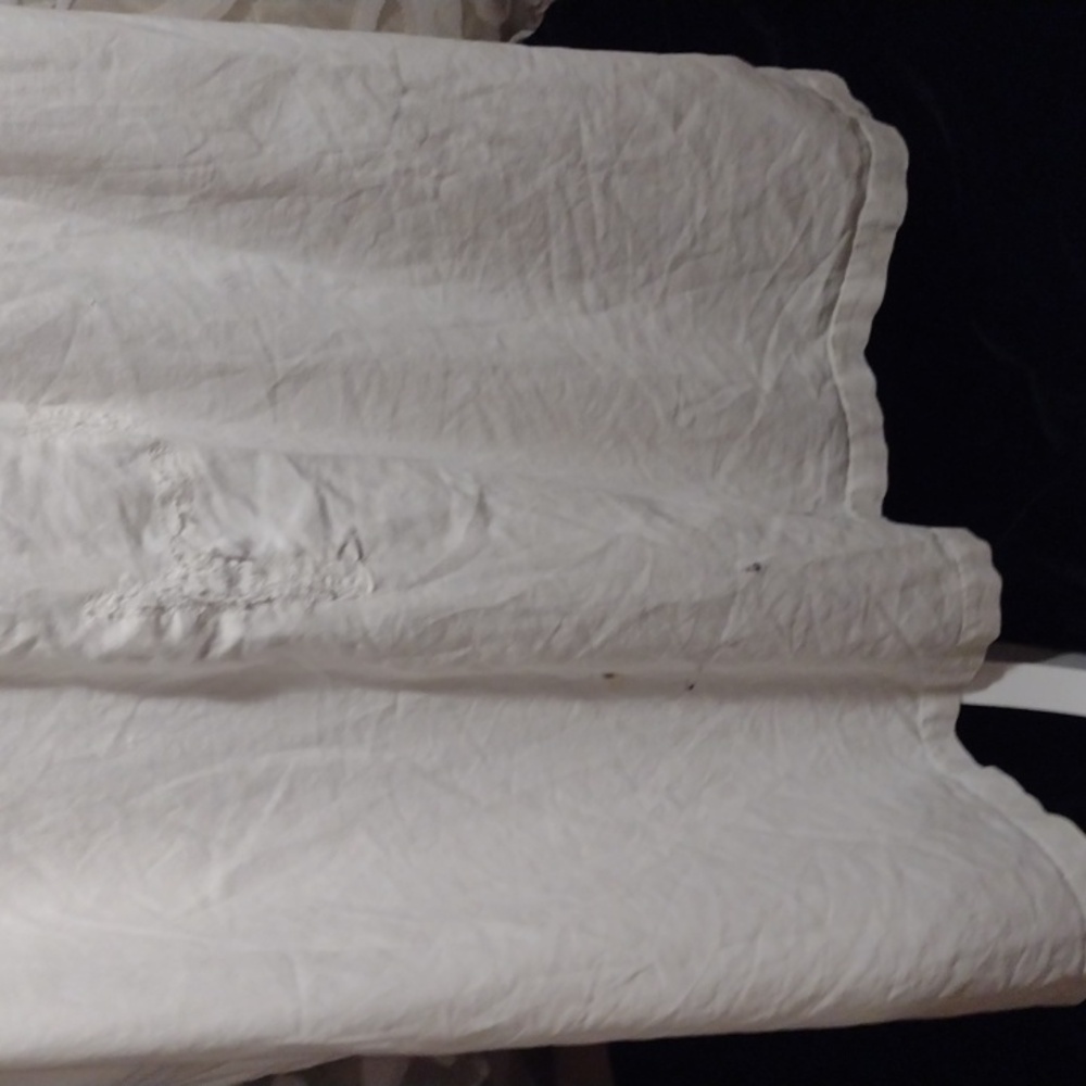 Antique Victorian Nightie Vtg c. 1890 - Picture 9 of 10